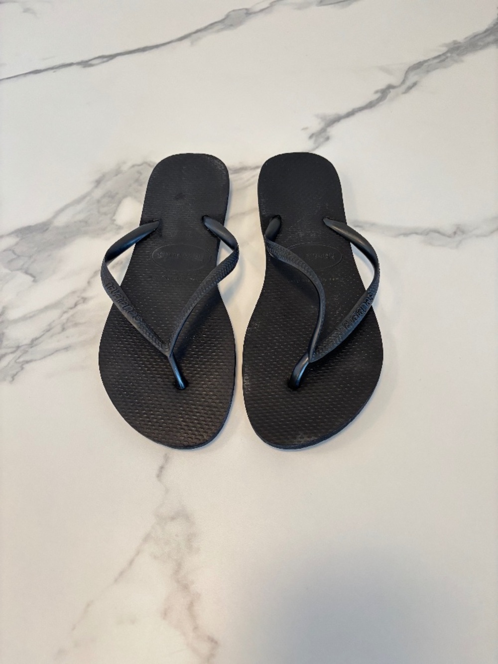 Havaianas Slim Flip Flop Black Size US 9-10